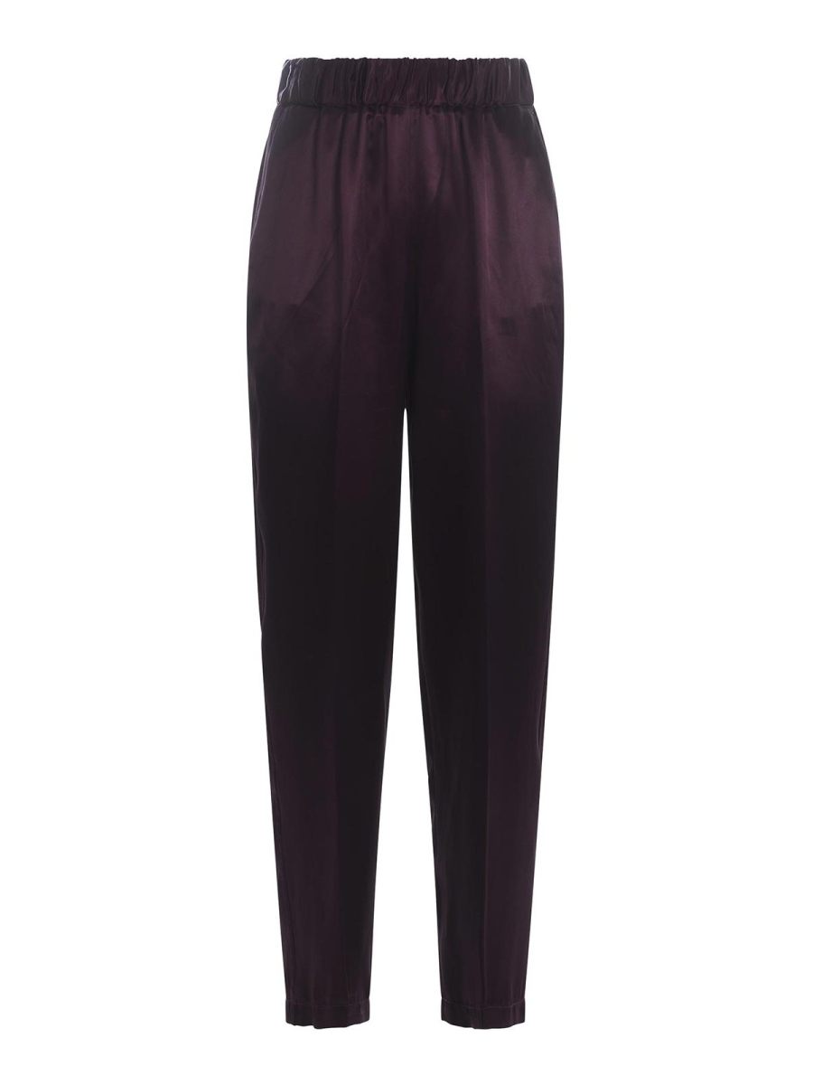 Forte Forte Pantalons Décontractés - Violet