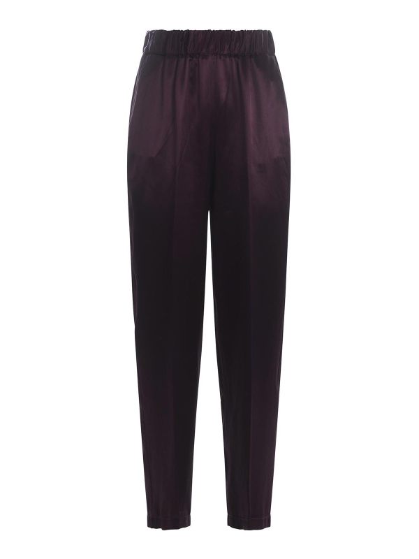 Forte Forte Pantalons Décontractés - Violet