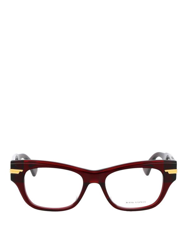 Bottega Veneta Lunettes - Rouge