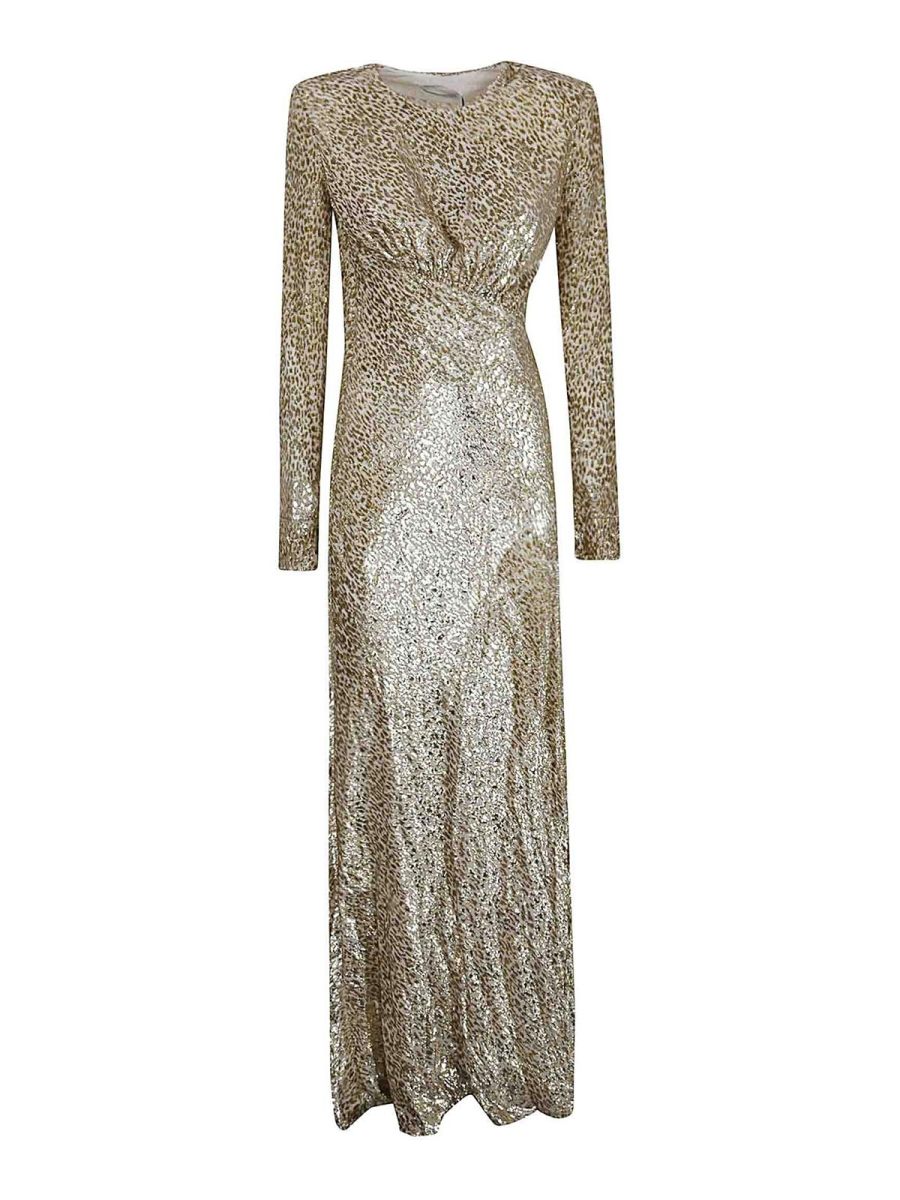 Self Portrait Maxi Robe - Or