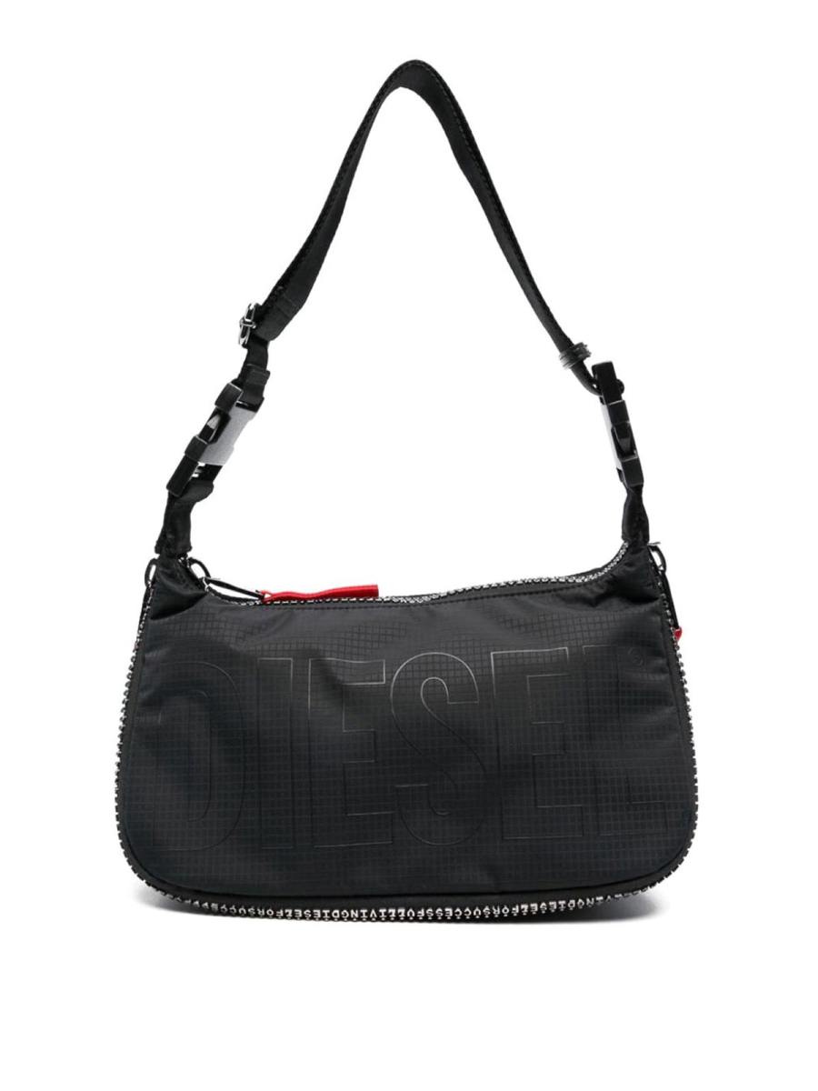 Diesel Sac Porté Épaule - Noir