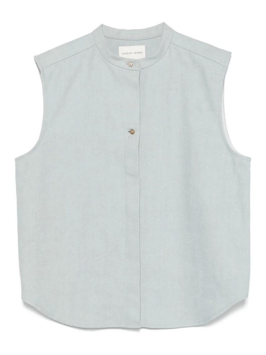 Loulou Studio Chemise - Bleu Clair