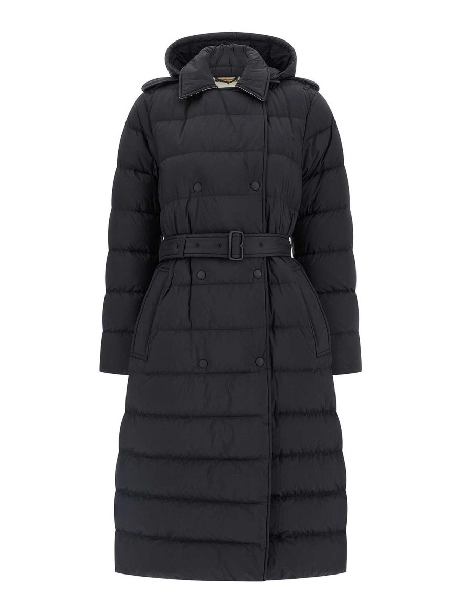 Burberry Manteau Court - Noir