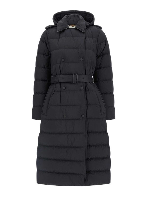 Burberry Manteau Court - Noir