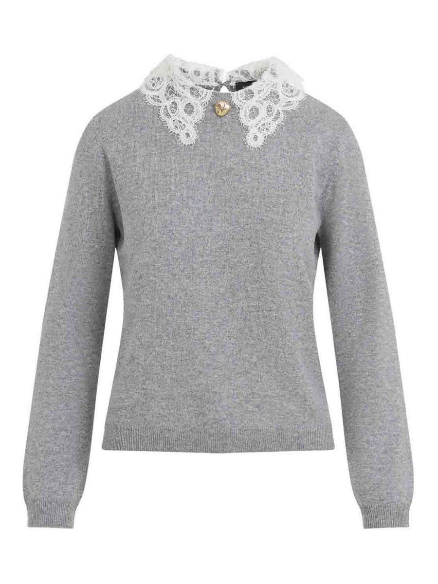 Fabiana Filippi Pull Col Rond - Taupe