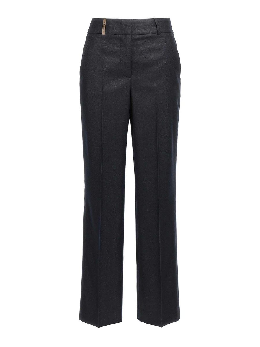 Peserico Pantalons Décontractés - Bleu