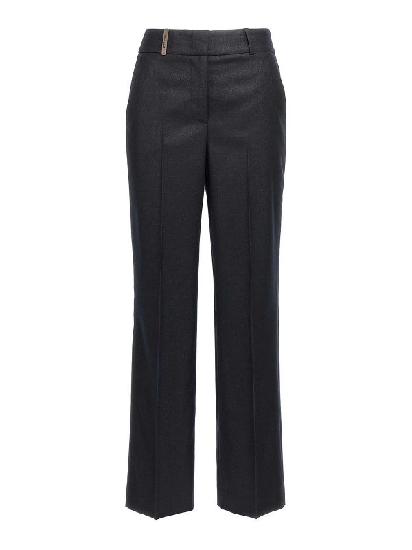 Peserico Pantalons Décontractés - Bleu