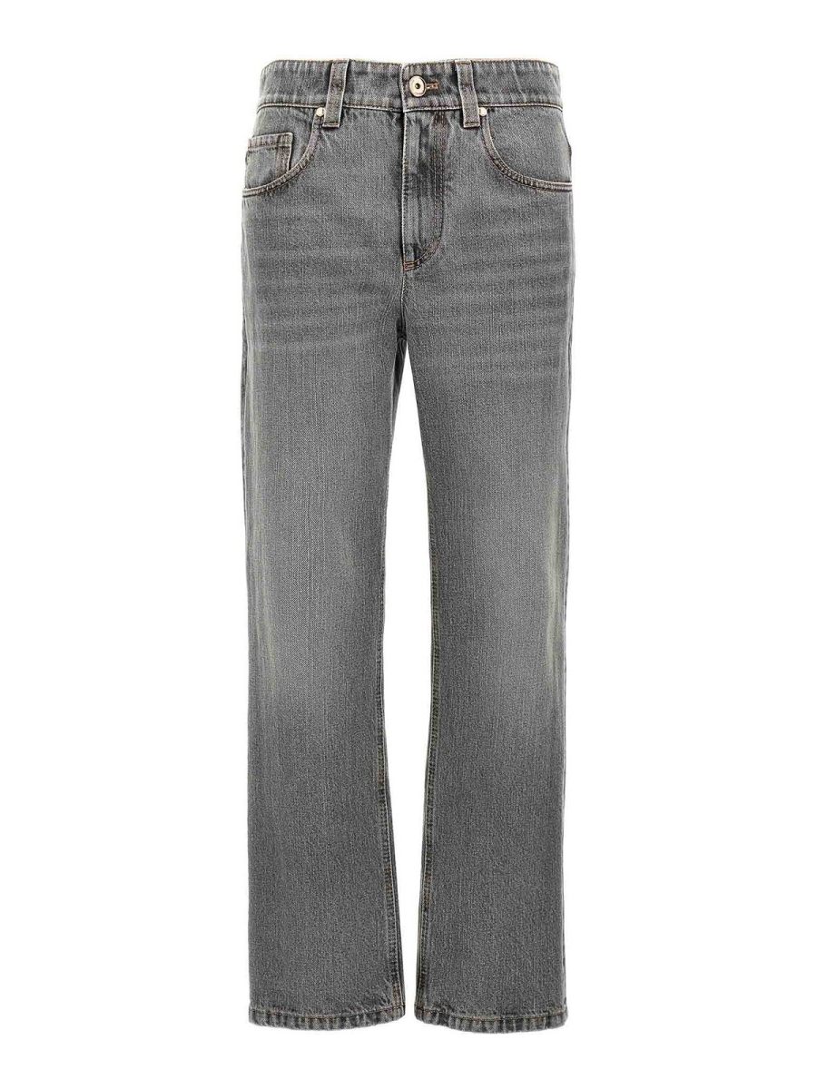 Brunello Cucinelli Jean Bootcut - Gris