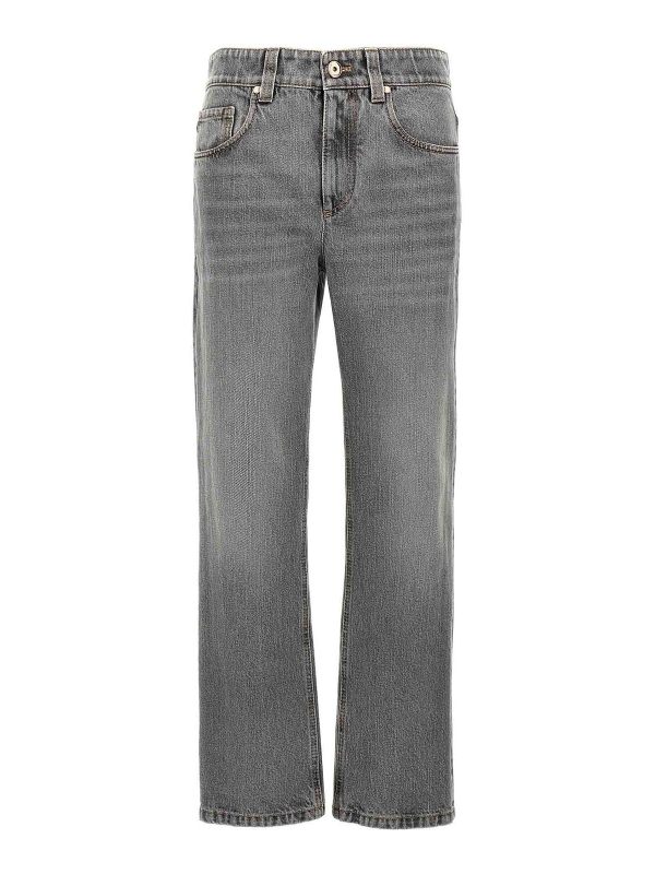 Brunello Cucinelli Jean Bootcut - Gris