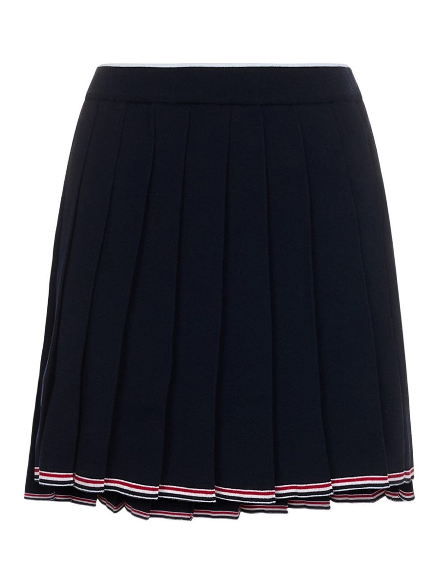 Thom Browne Jupe Midi - Bleu