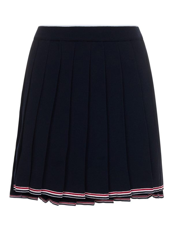Thom Browne Jupe Midi - Bleu