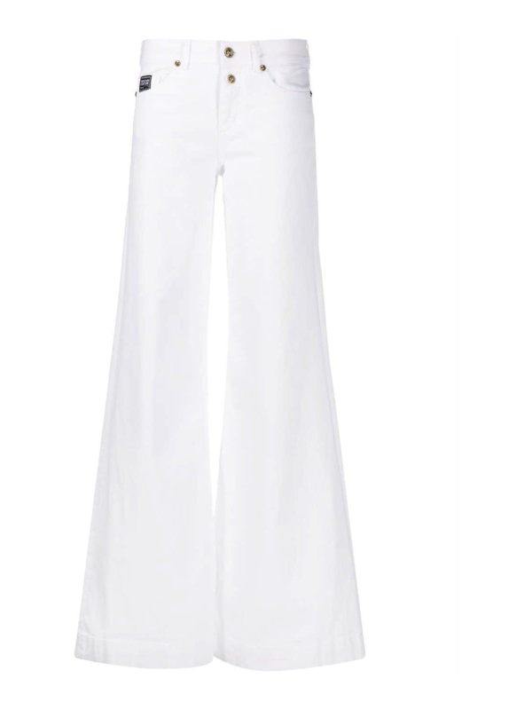 Versace Jeans Couture Jean Bootcut - Blanc