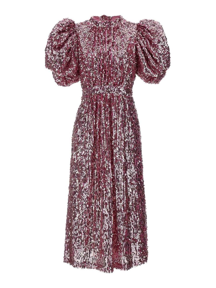 Rotate Birger Christensen Robe Au Genou - Multicolore