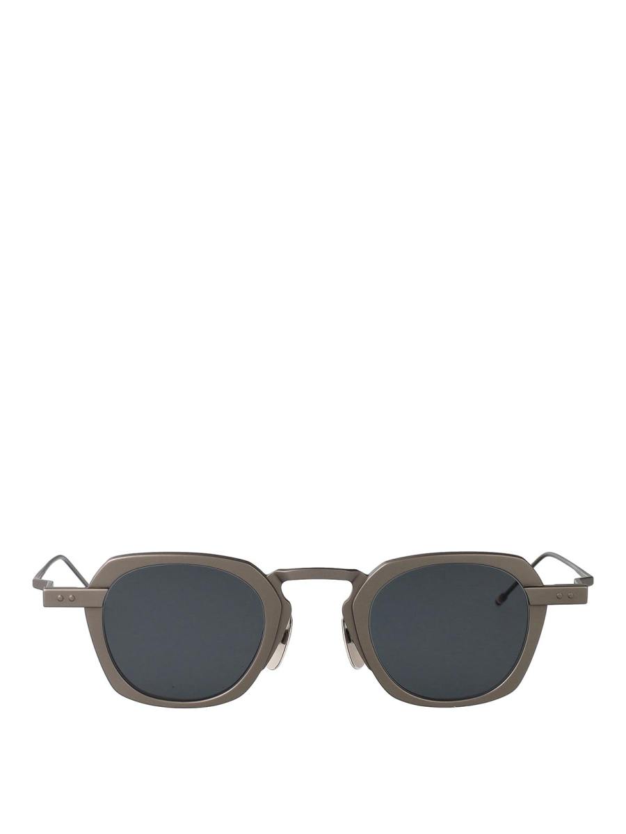 Thom Browne Lunettes De Soleil - Gris