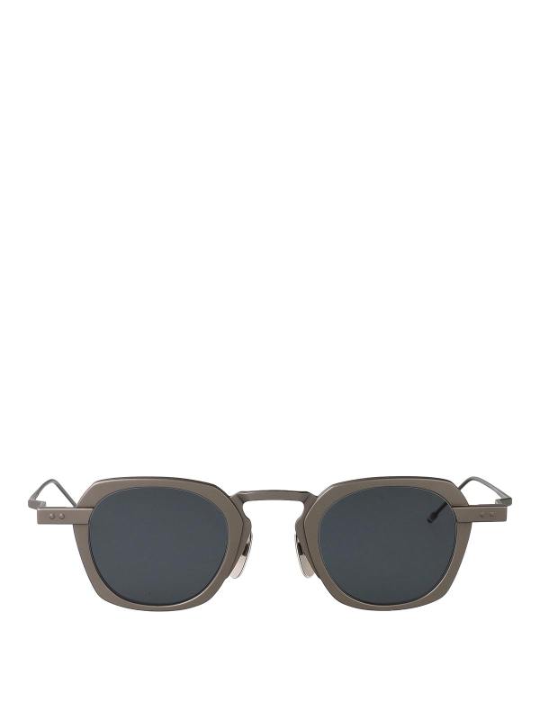 Thom Browne Lunettes De Soleil - Gris