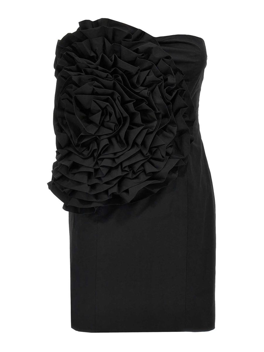 Rotate Birger Christensen Robe Courte - Noir