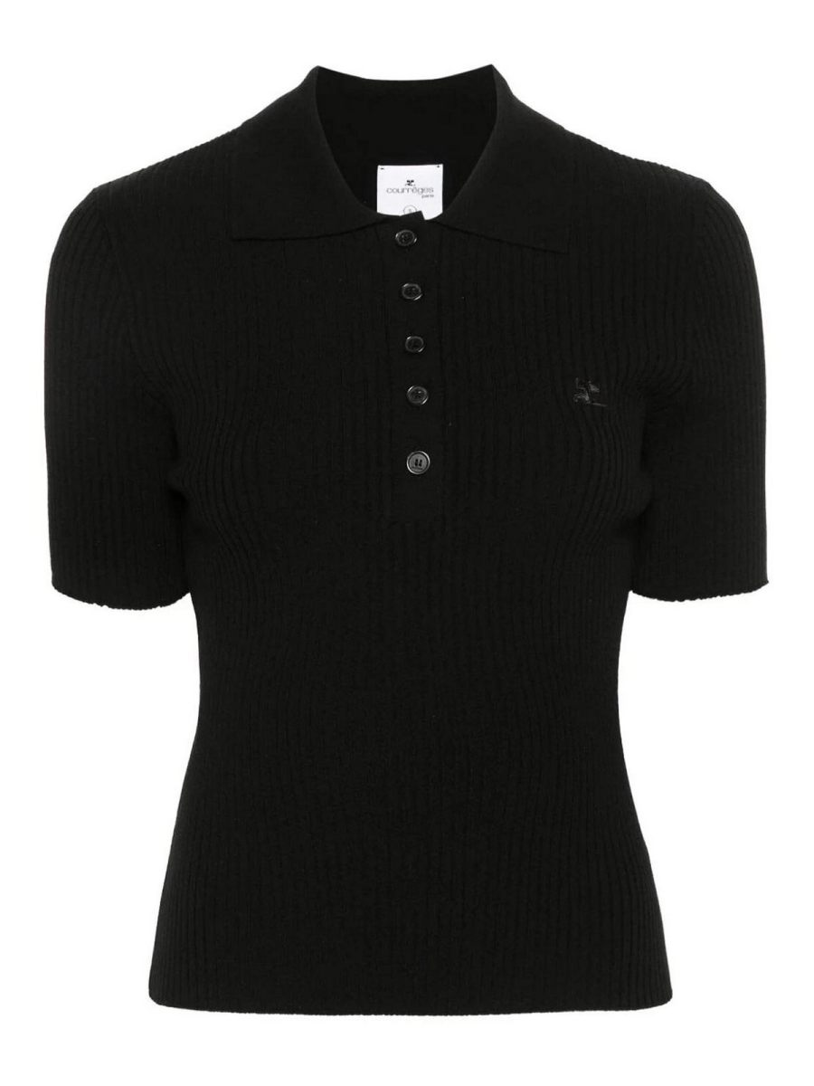 Courreges Polo - Noir