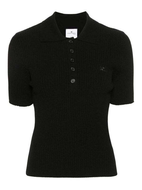 Courreges Polo - Noir