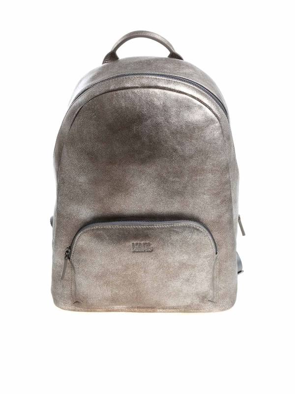Karl Lagerfeld Sac À Dos - Argent