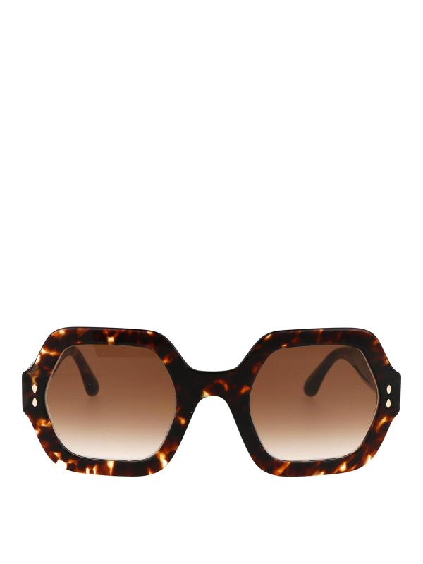 Isabel Marant Lunettes De Soleil - Marron