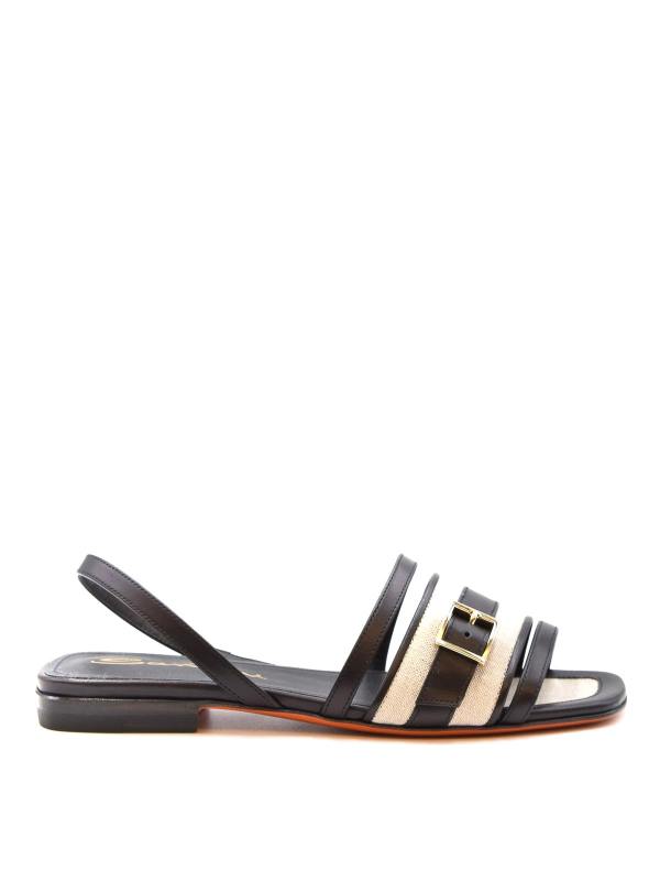 Santoni Sandales - Noir
