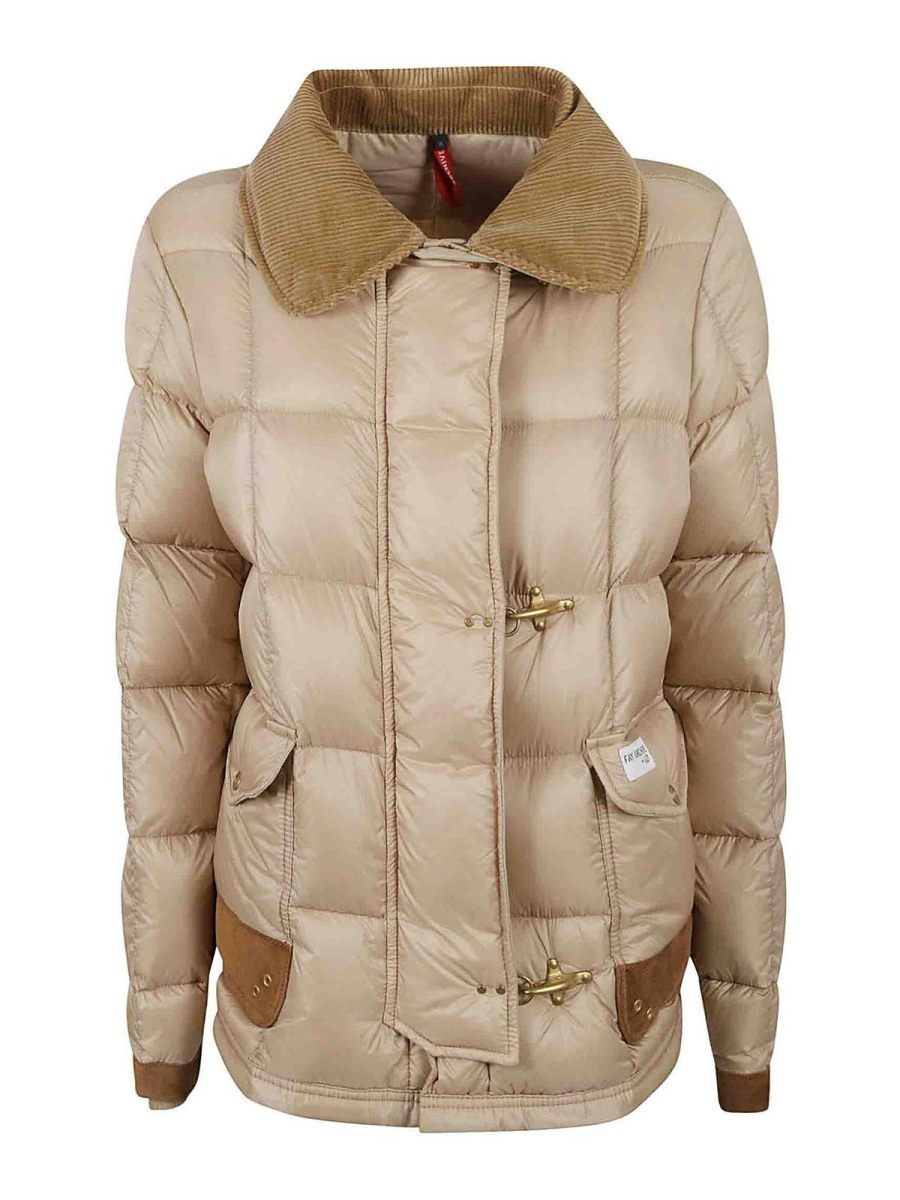 Fay Manteau Au Genou - Beige