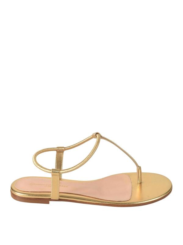Gianvito Rossi Sandales - Or