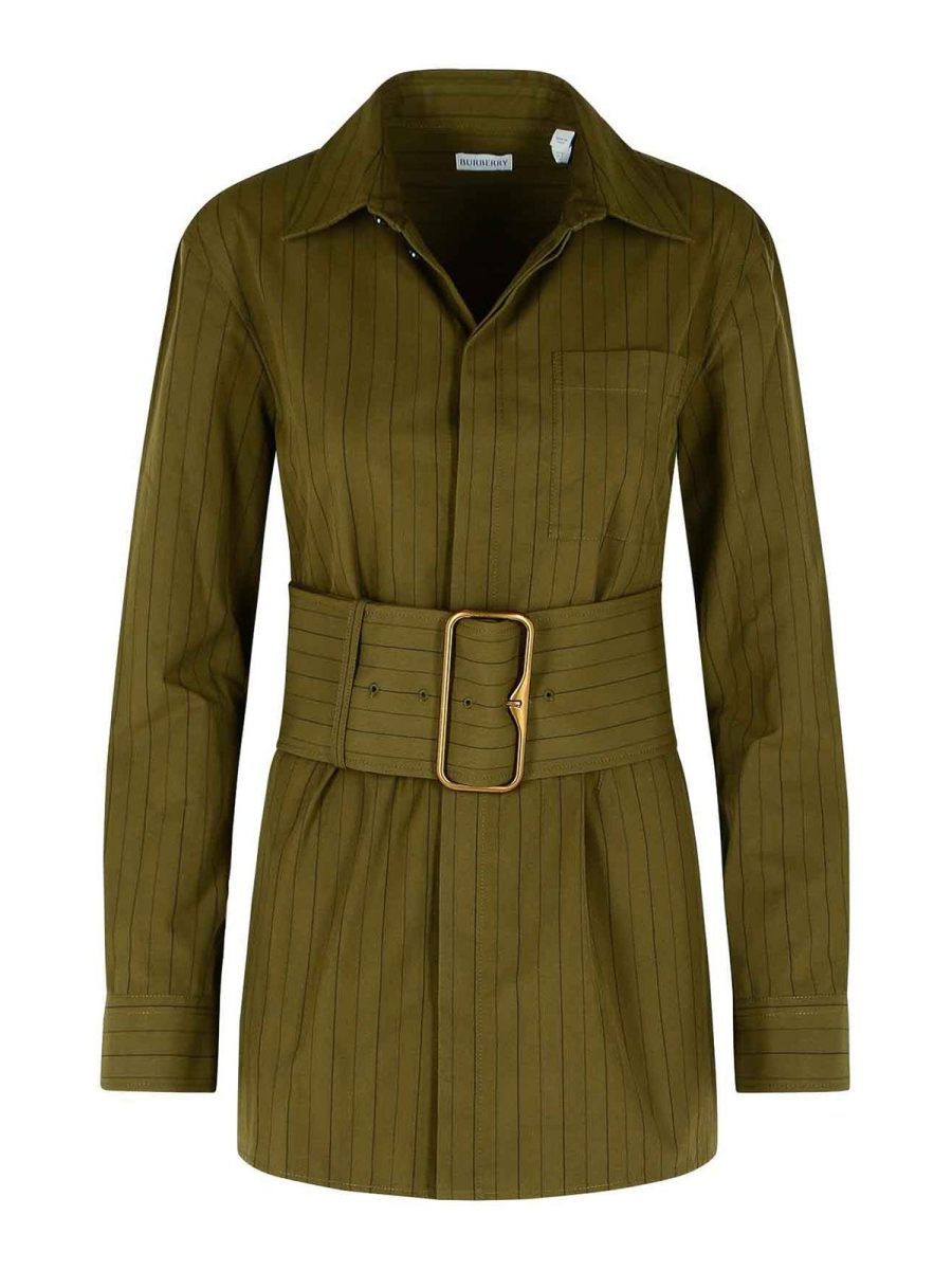 Burberry Robe Courte - Vert