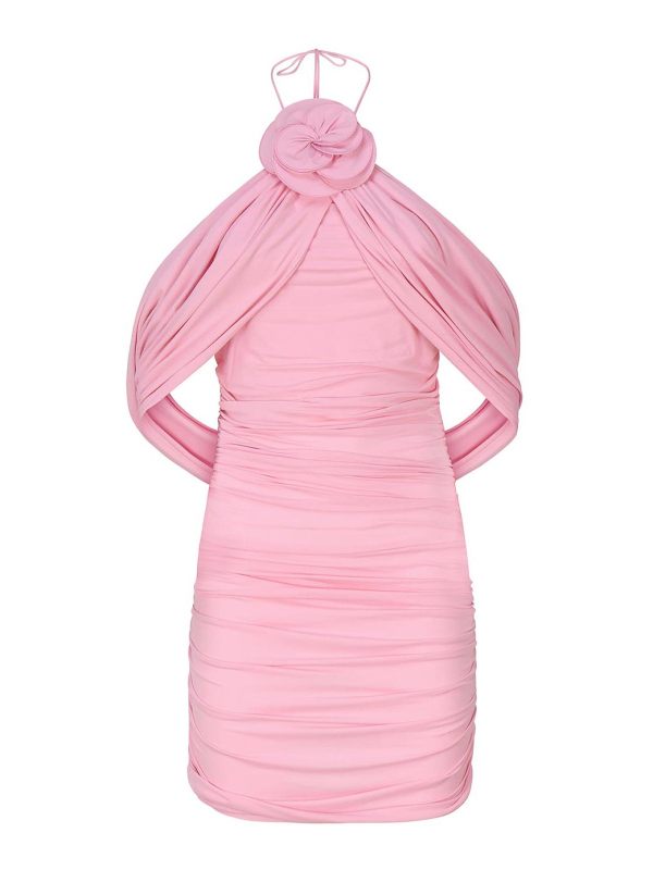 Magda Butrym Robe Au Genou - Couleur Chair