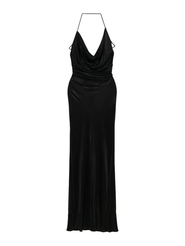 Elisabetta Franchi Robe Au Genou - Noir