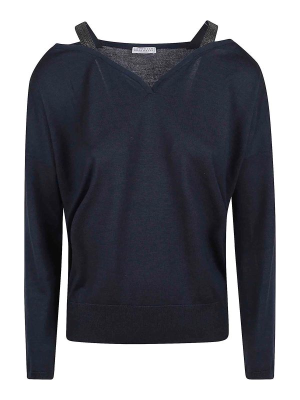 Brunello Cucinelli Top - Bleu