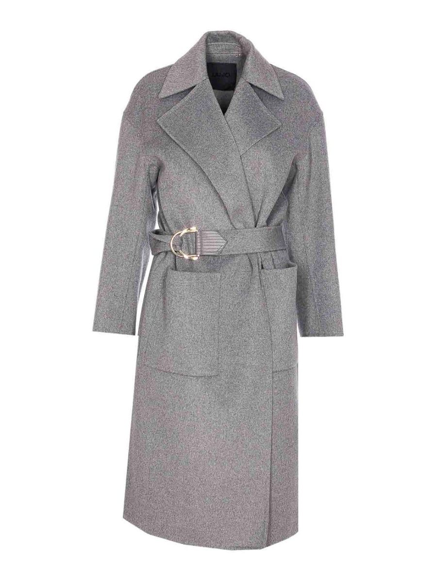 Liu Jo Manteau Court - Gris