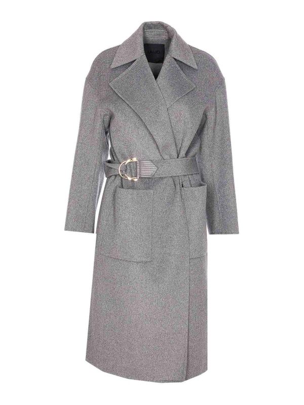 Liu Jo Manteau Court - Gris
