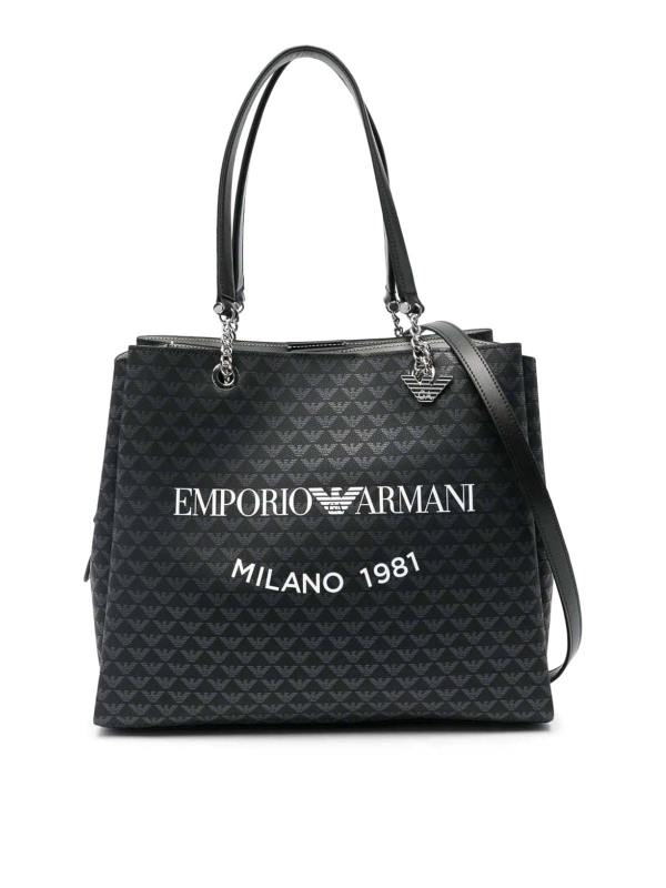 Emporio Armani Sac Cabas - Noir