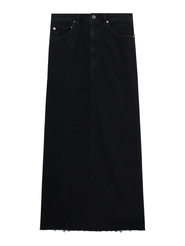 Agolde Jupe Longue - Noir