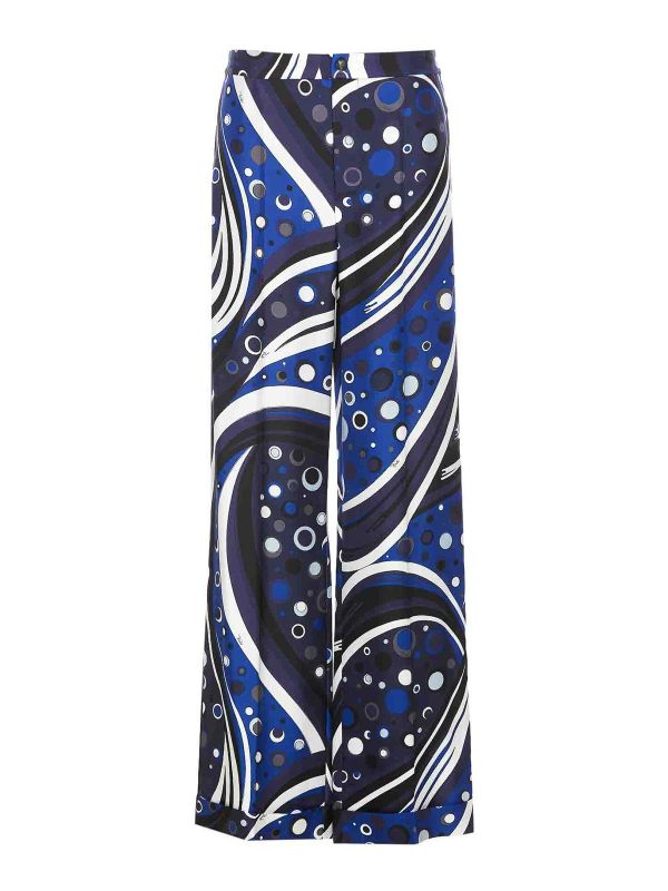 Emilio Pucci Pantalons Décontractés - Bleu