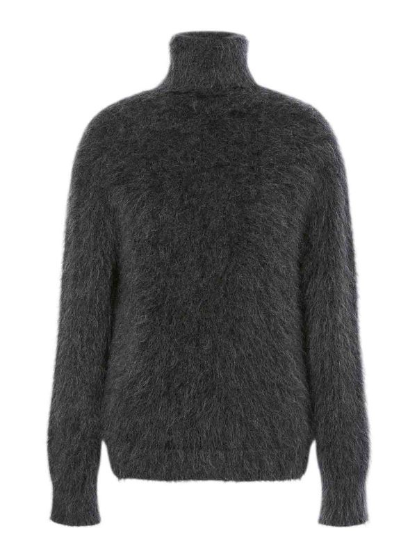 Alberta Ferretti Pull Col Rond - Gris