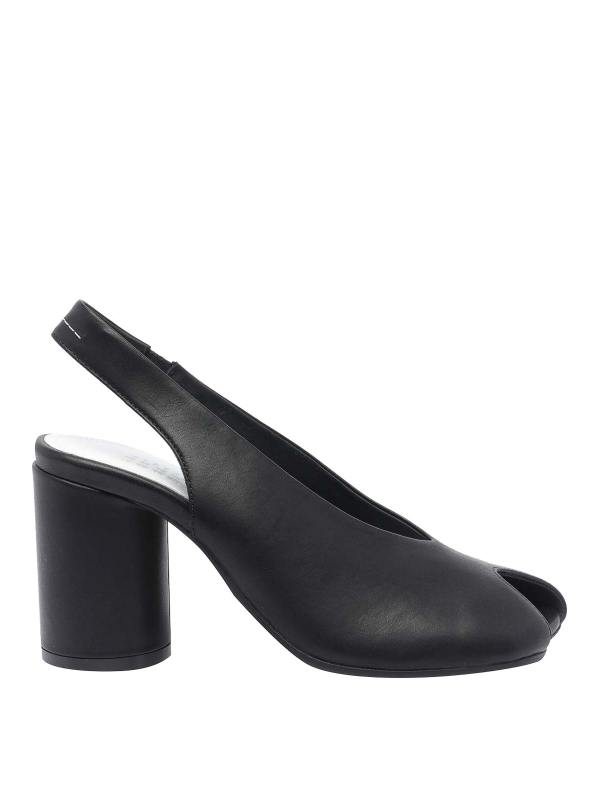 MM6 Maison Margiela Chaussures À Talon - Noir