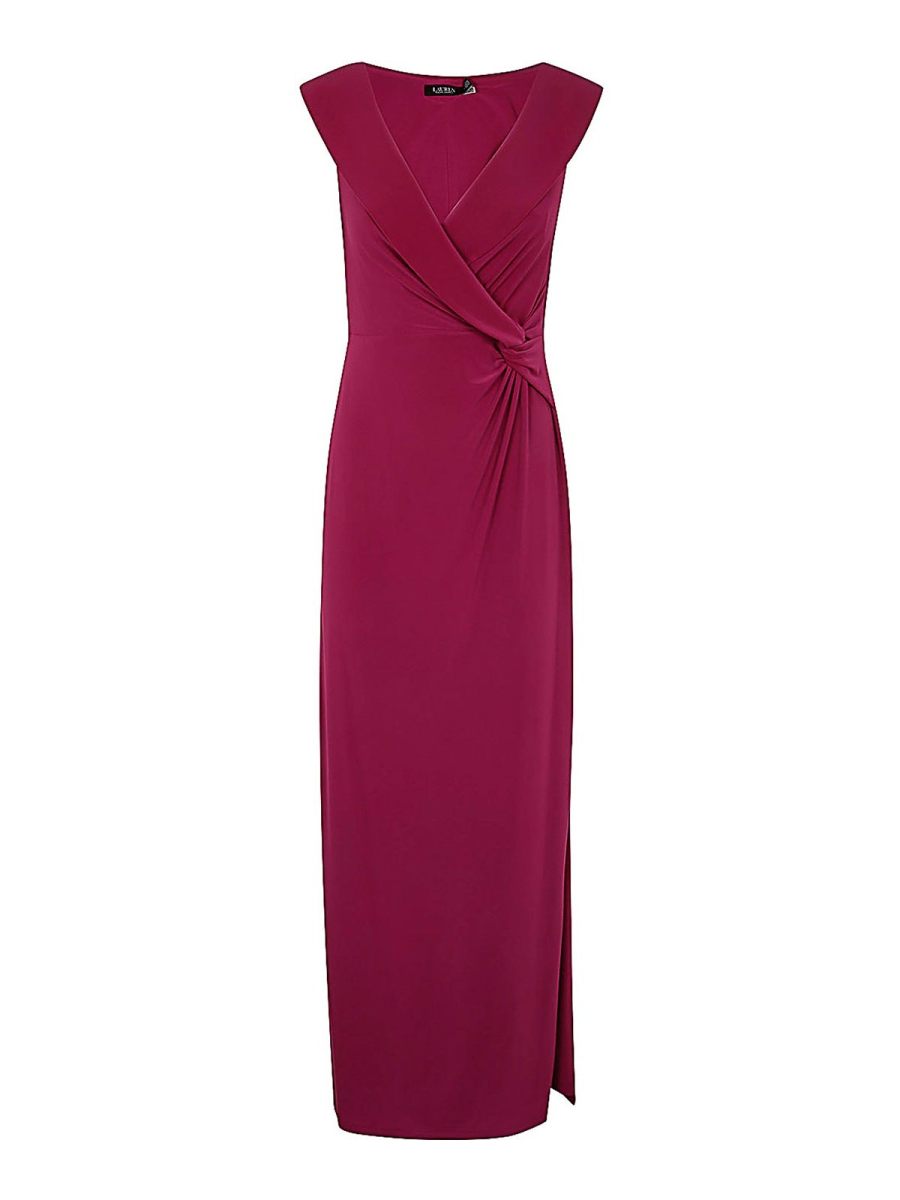 Lauren Ralph Lauren Robe Au Genou - Rose