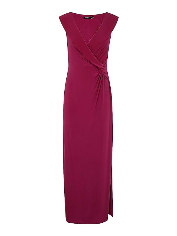 Lauren Ralph Lauren Robe Au Genou - Rose