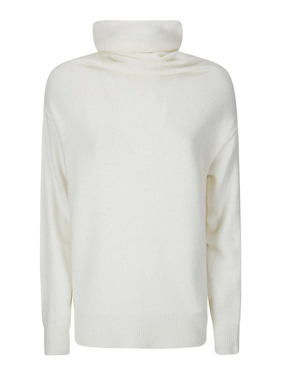 Stefano Mortari Pull Col Rond - Crème