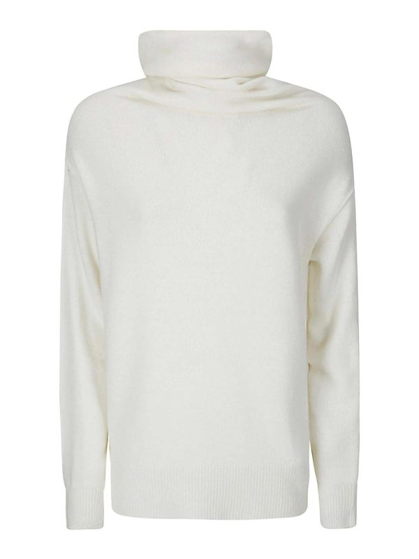 Stefano Mortari Pull Col Rond - Crème