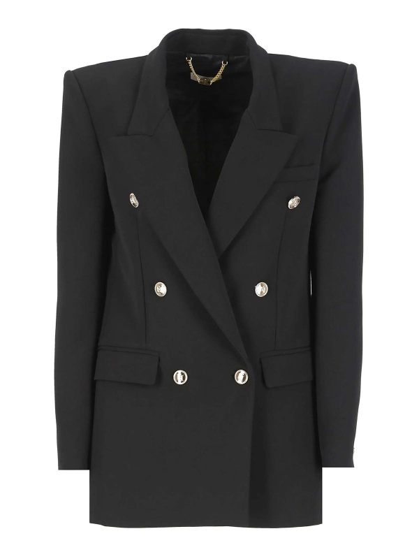 Elisabetta Franchi Veste Casual - Noir