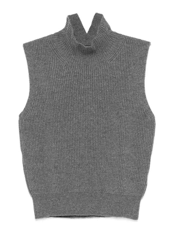 Dondup Pull Col Roulé - Gris