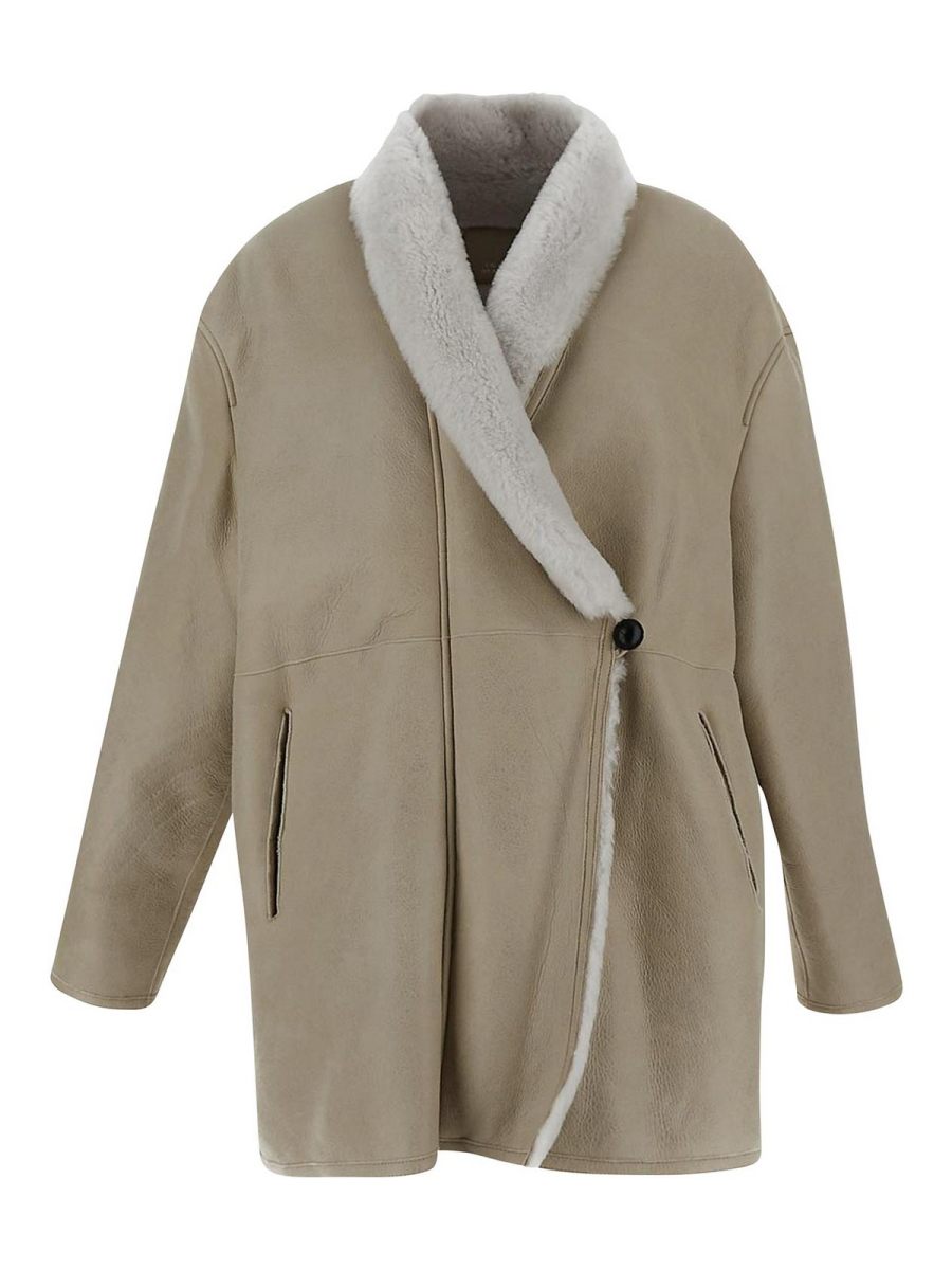 Isabel Marant Blouson En Cuir - Blanc