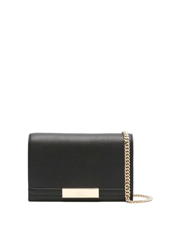 Elisabetta Franchi Sac Bandoulière - Noir