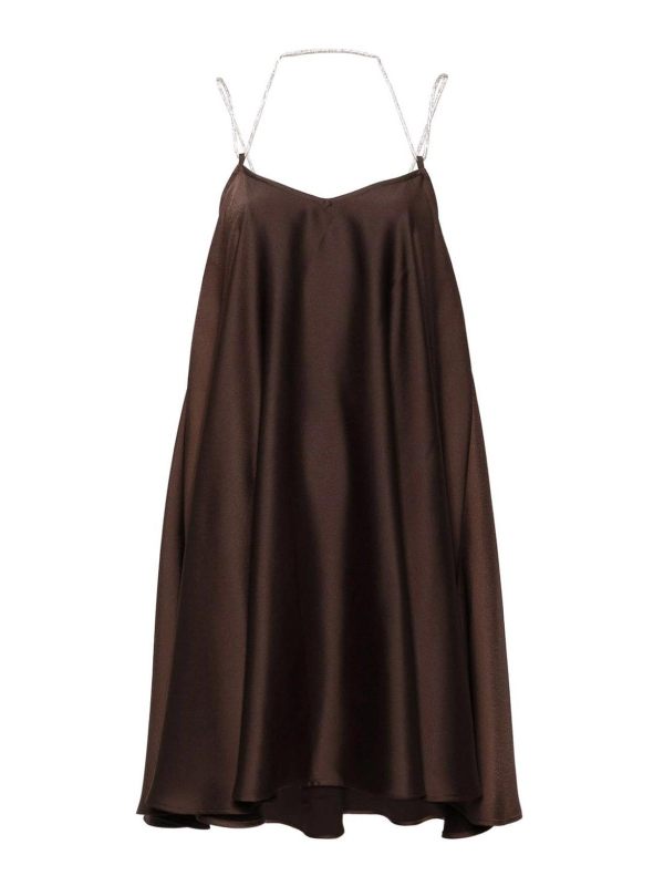 Liu Jo Robe Au Genou - Marron