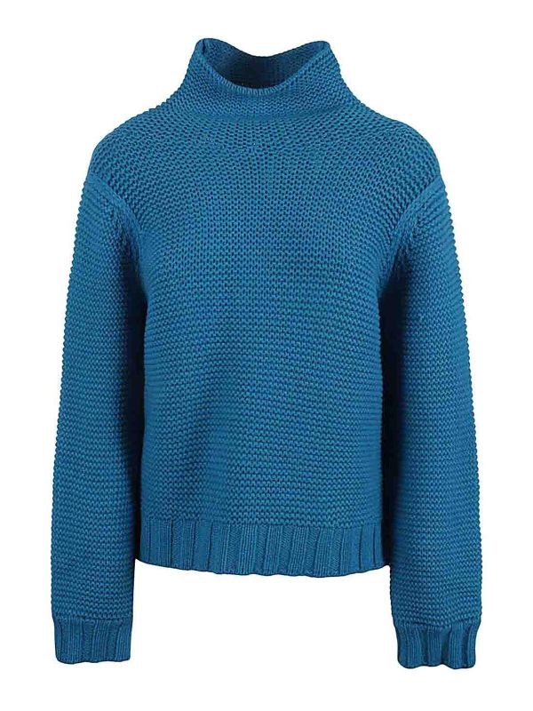 Liviana Conti Pull Col Roulé - Bleu