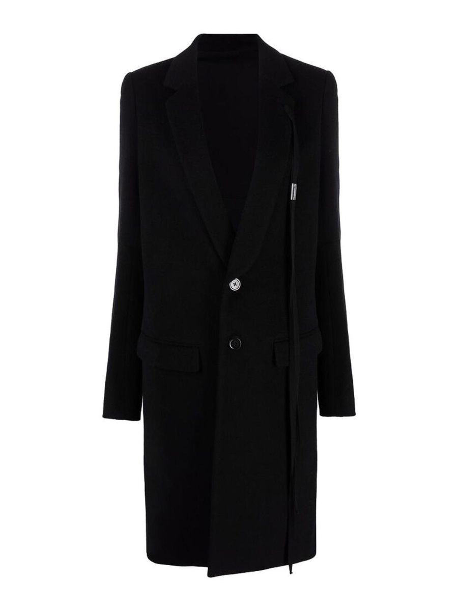 Ann Demeulemeester Manteau Court - Noir
