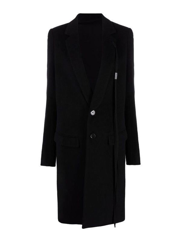 Ann Demeulemeester Manteau Court - Noir
